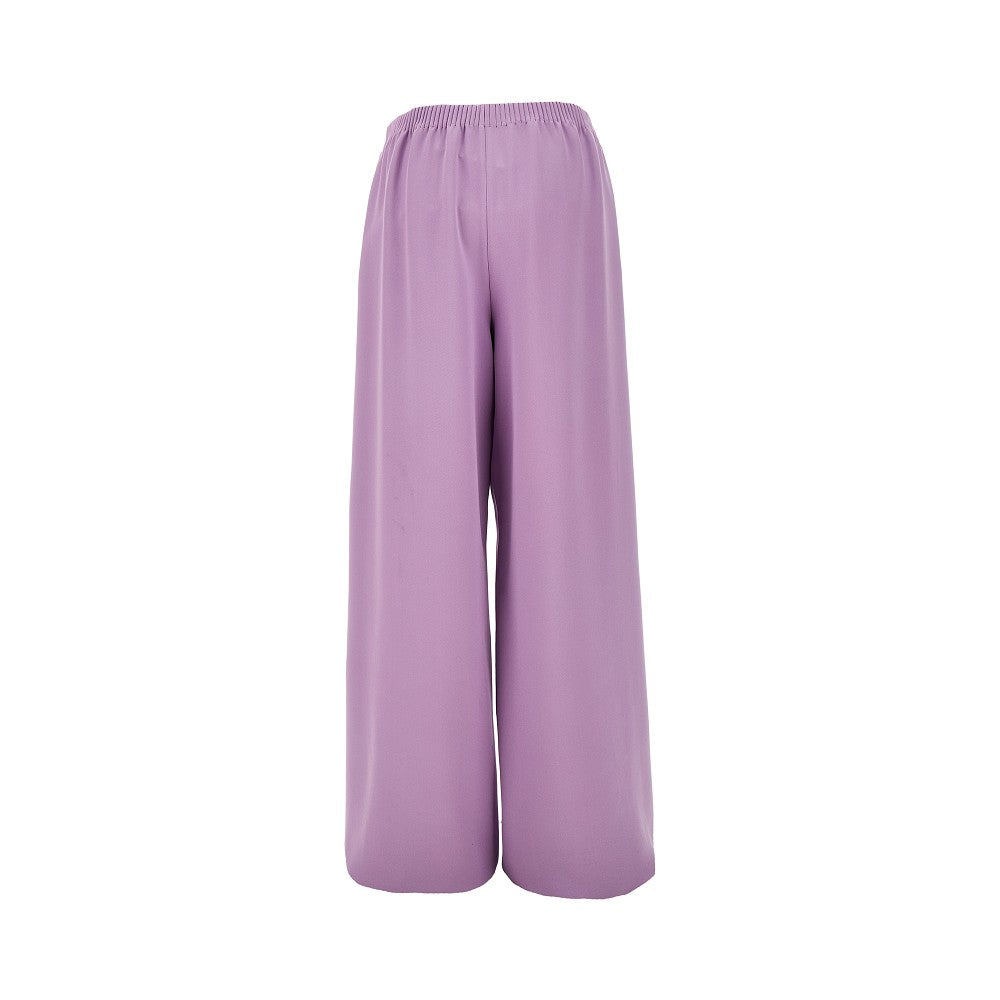 Pantalone palazzo in cady di seta