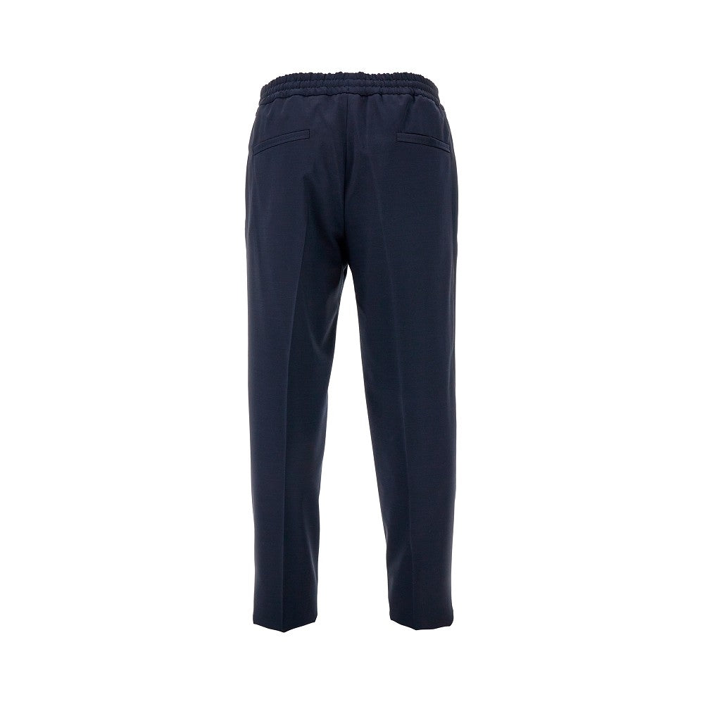 Pantalone Jogger Fit in misto lana