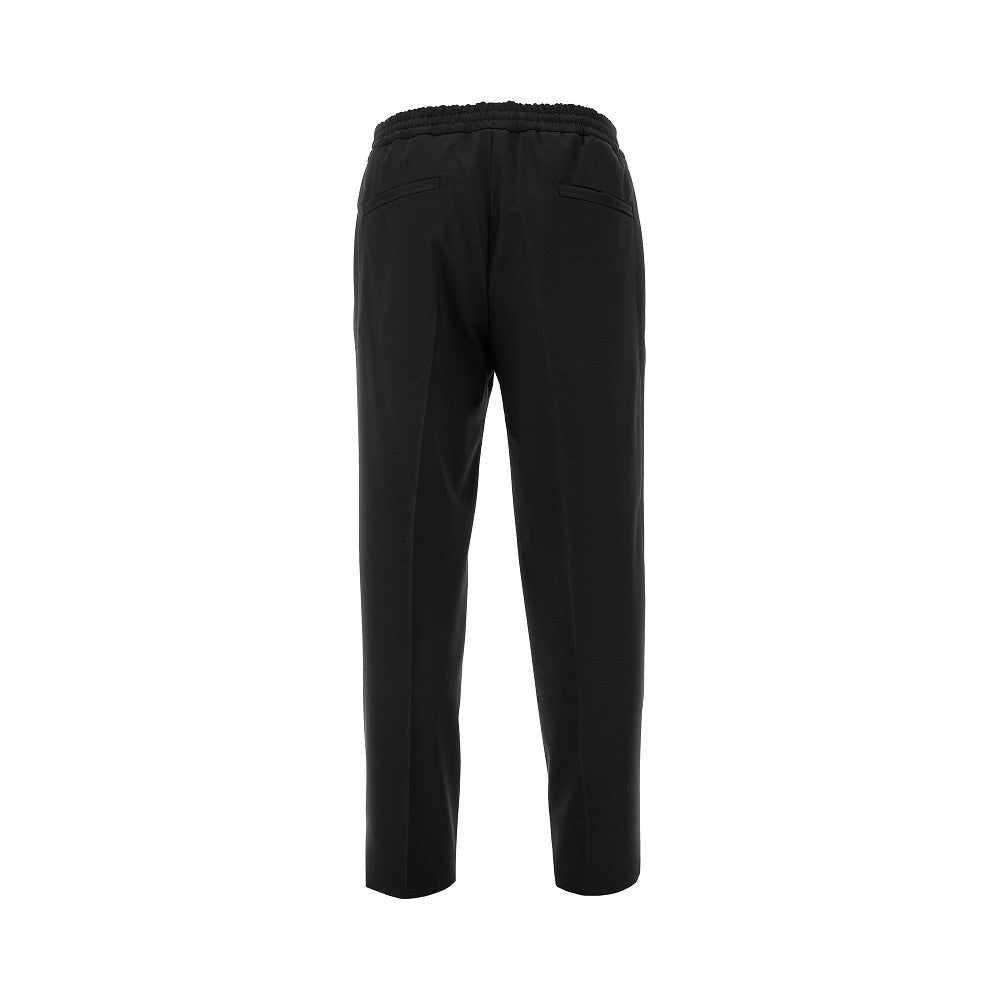 Pantalone Jogger Fit in misto lana