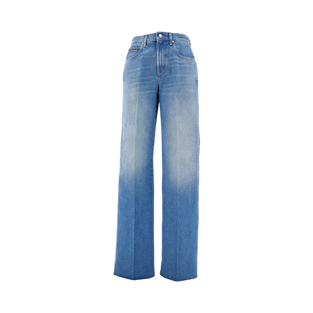 Jeans oversize con dettaglio Morsetto
