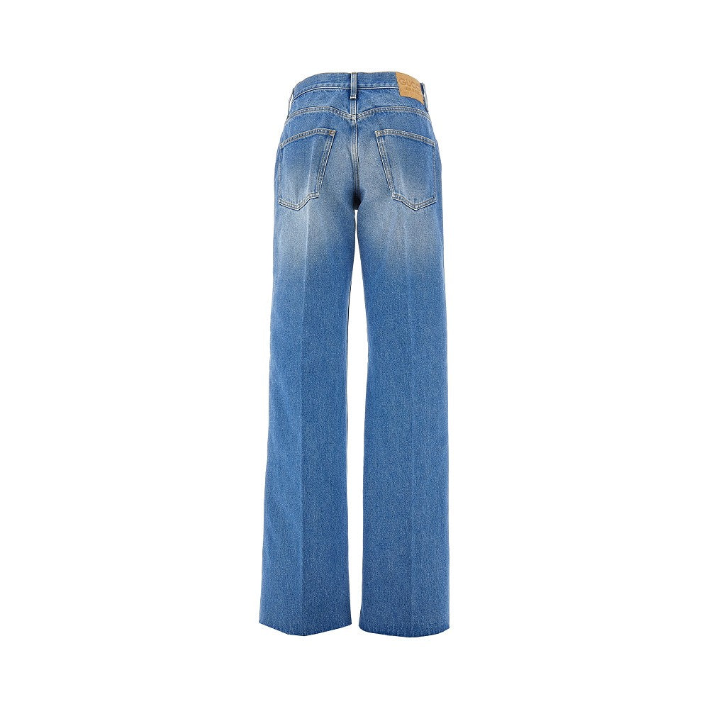 Jeans oversize con dettaglio Morsetto