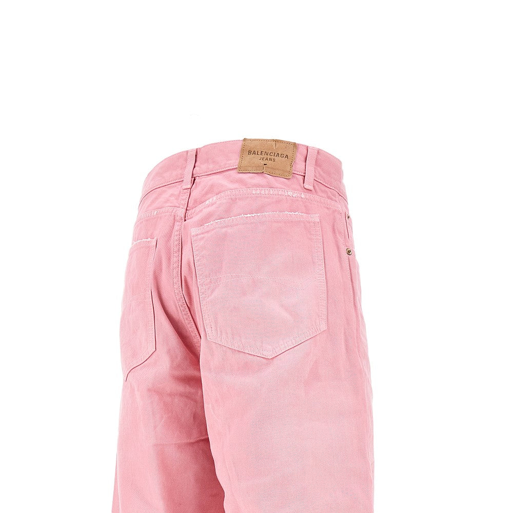 Jeans Loose Fit con effetto used