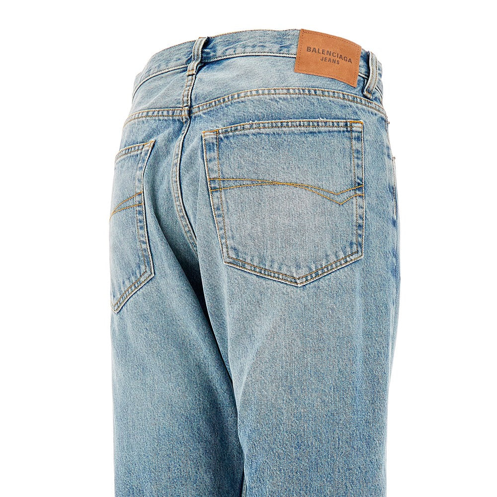 Jeans dritti a vita bassa