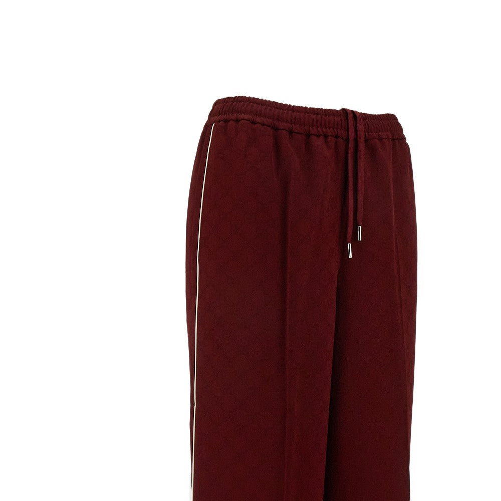 Pantalone sportivo in jacquard GG
