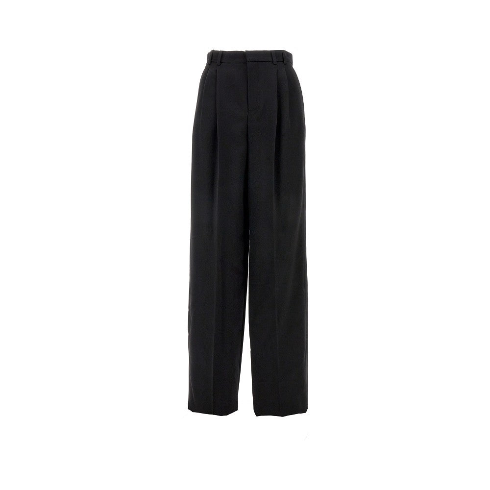 Pantalone a gamba ampia in Grain de Poudre
