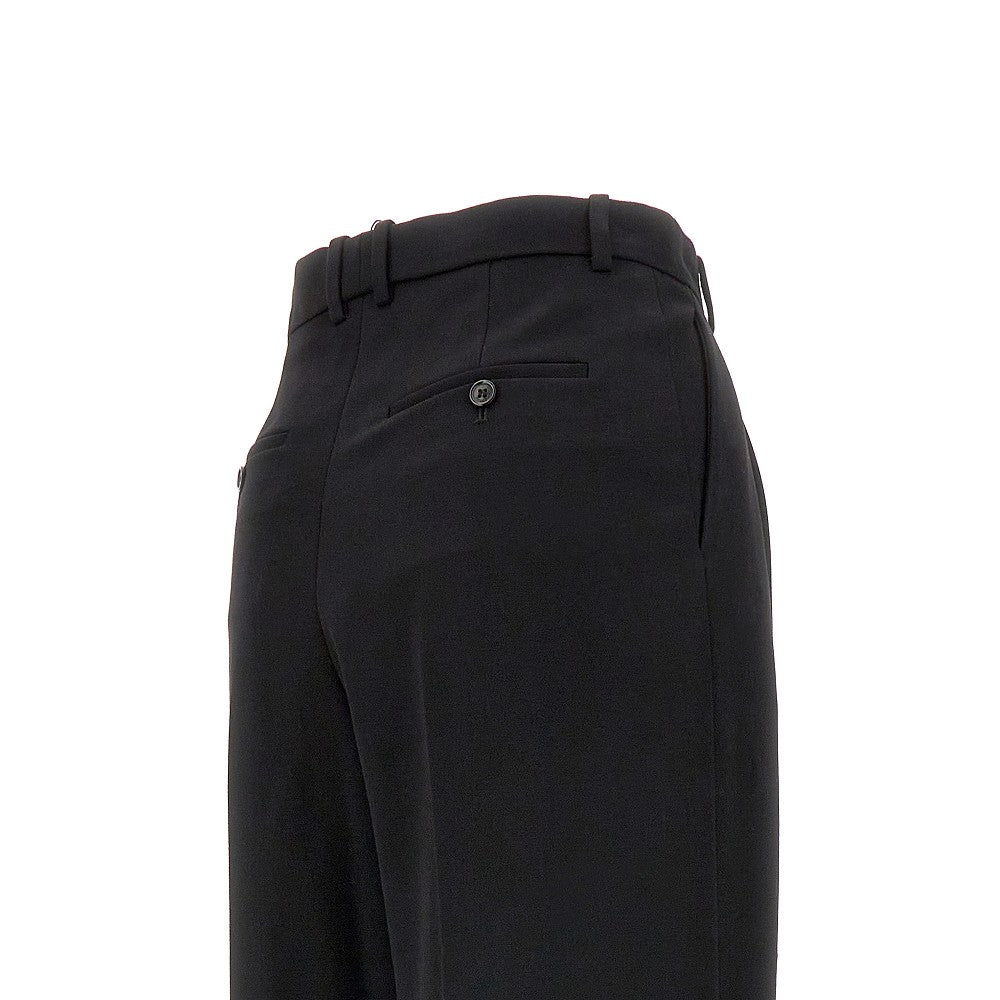 Pantalone a gamba ampia in Grain de Poudre