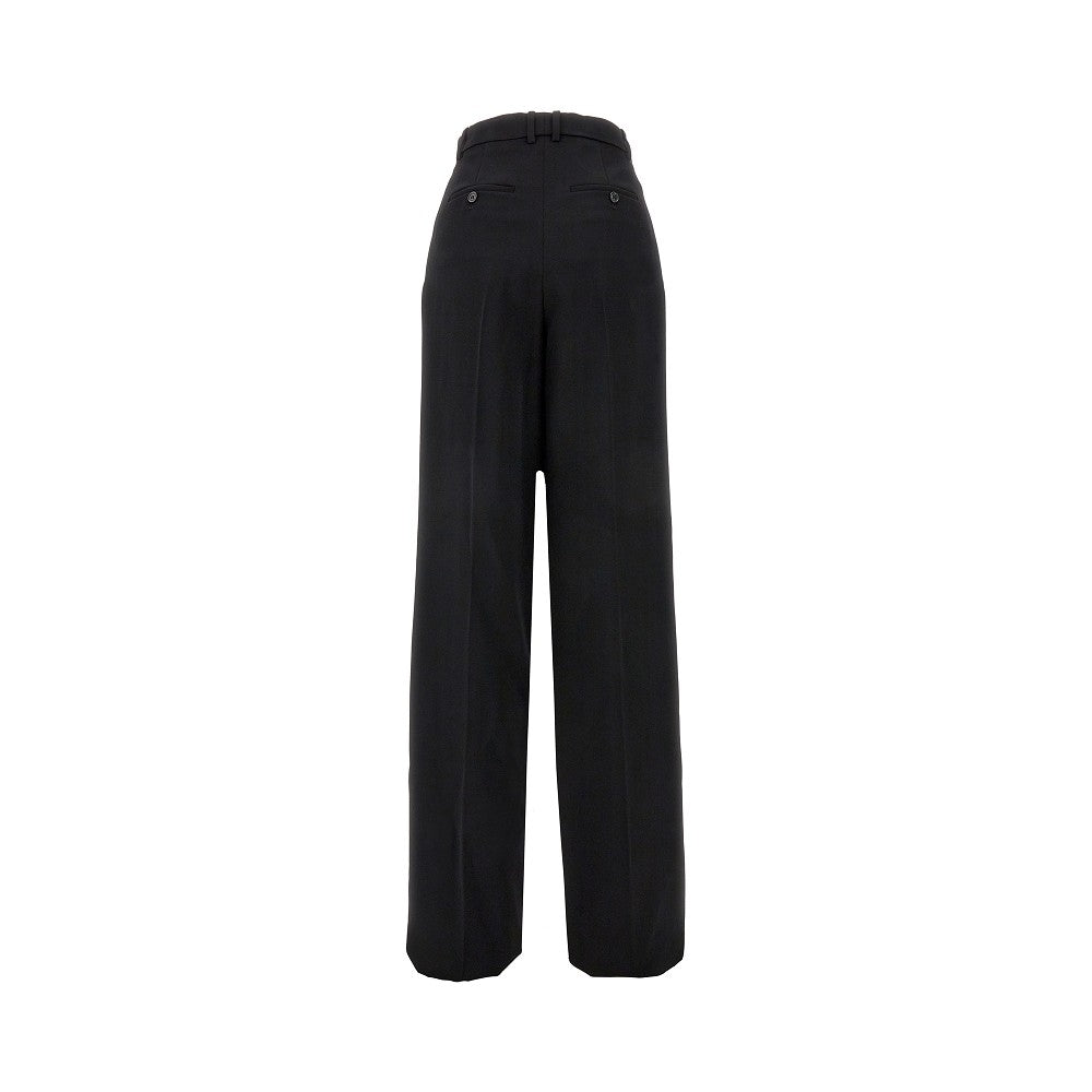 Pantalone a gamba ampia in Grain de Poudre