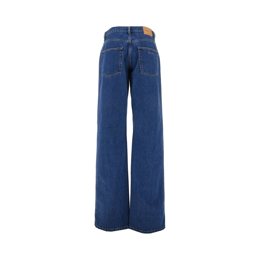 Pantalone Wide Leg in denim