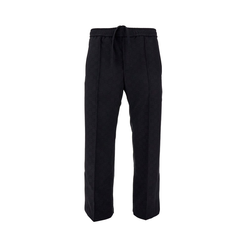 Pantalone in tessuto jacquard GG