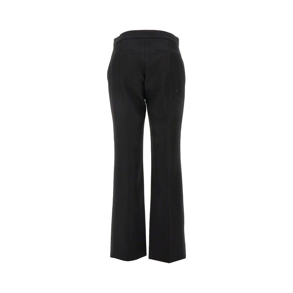 Pantalone cropped in gabardine
