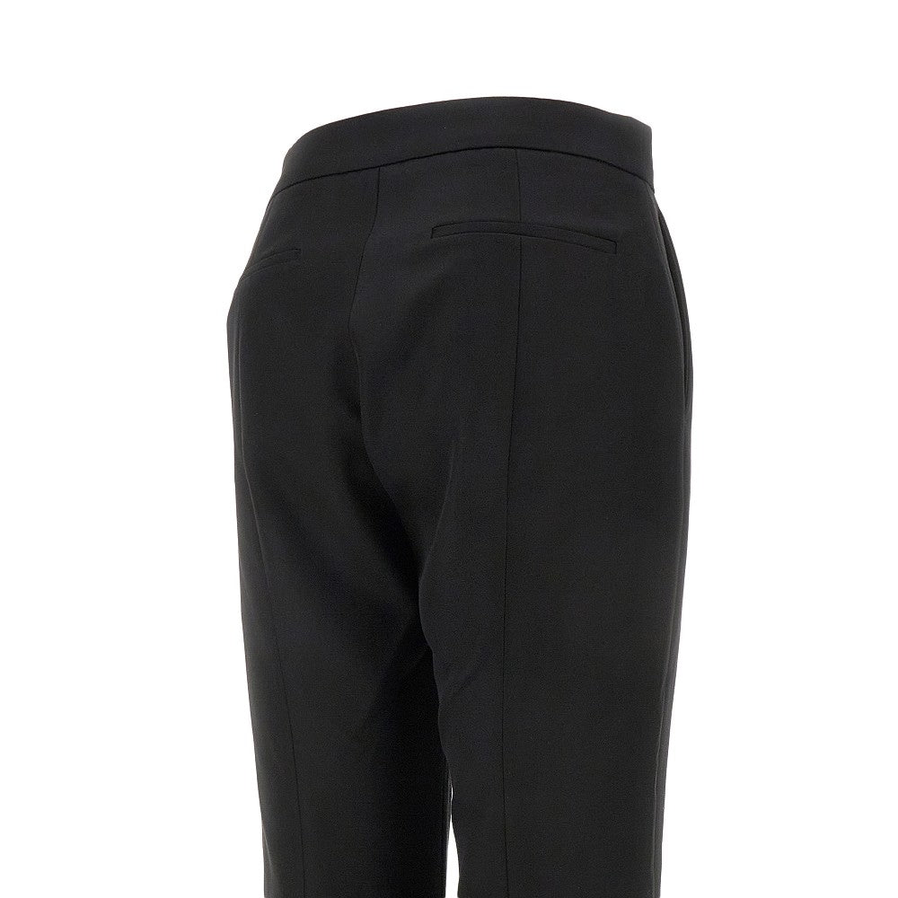 Pantalone cropped in gabardine