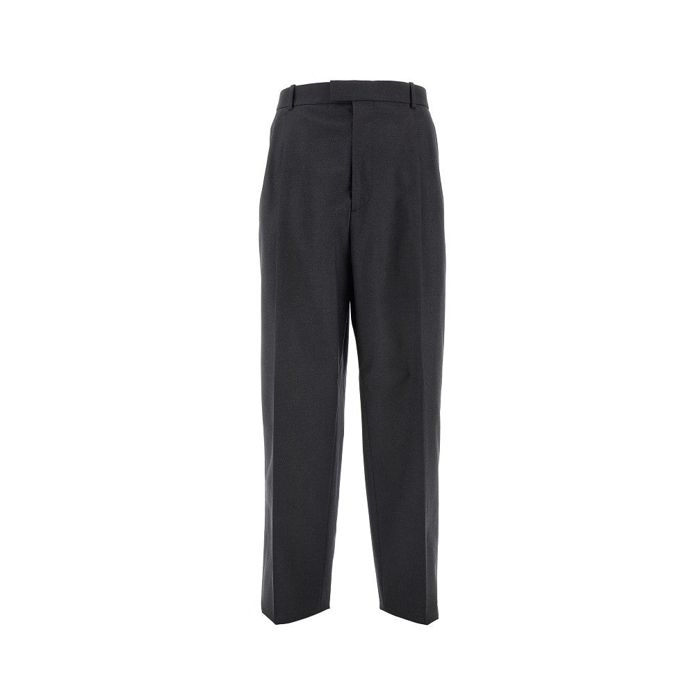 Pantalone sartoriale in lana con pinces