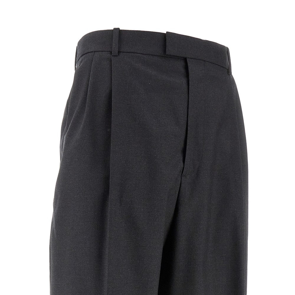 Pantalone sartoriale in lana con pinces