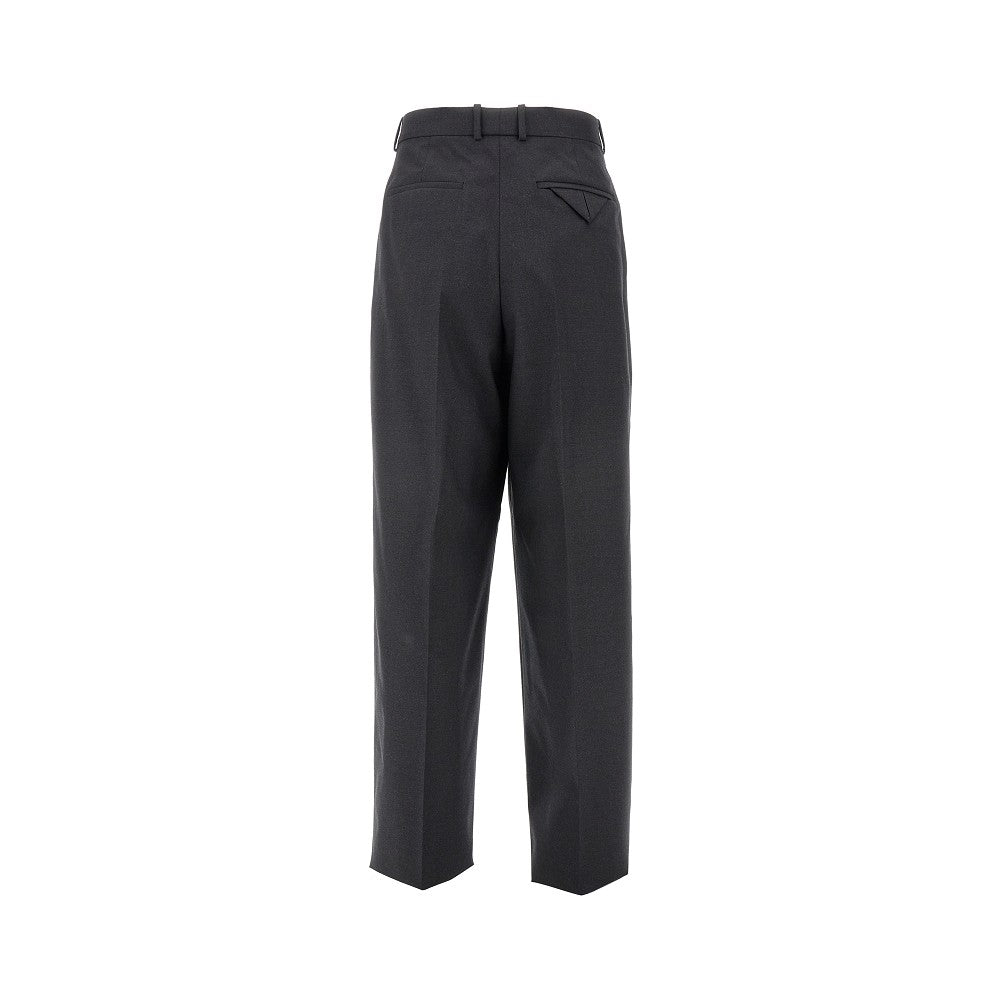 Pantalone sartoriale in lana con pinces