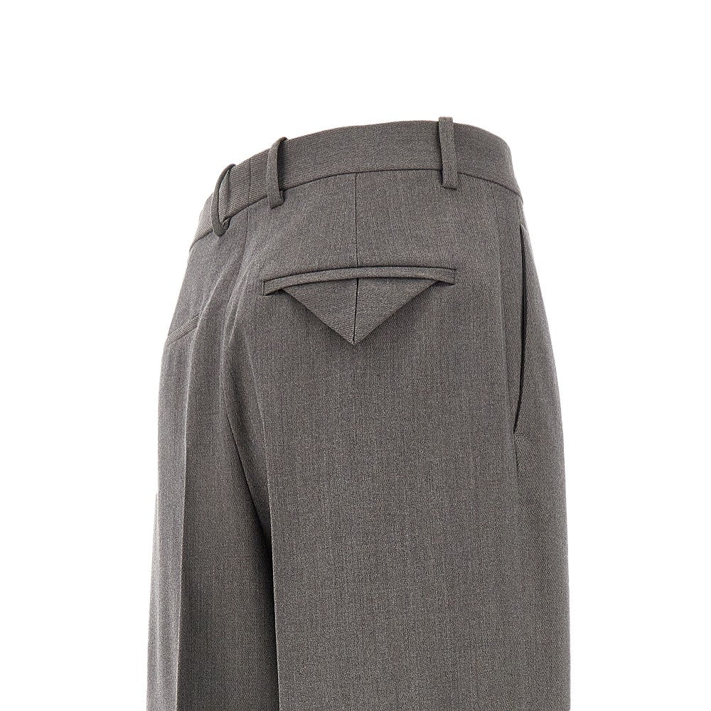 Pantalone in misto lana con pinces
