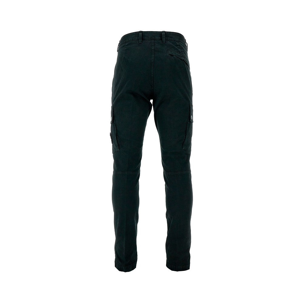 Pantalone cargo in cotone elasticizzato