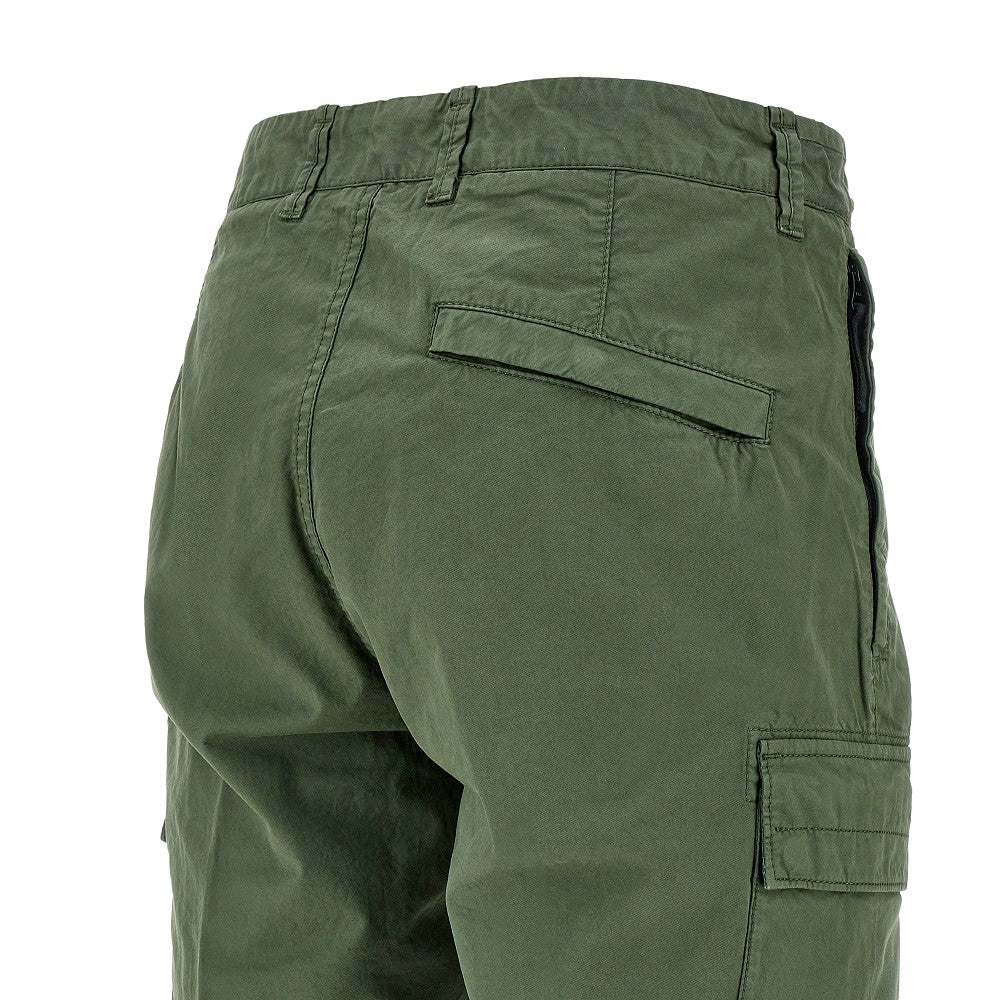 Pantalone cargo in cotone stretch