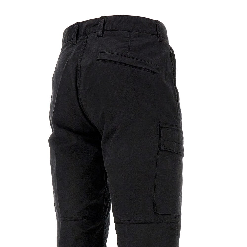 Pantalone cargo in cotone stretch