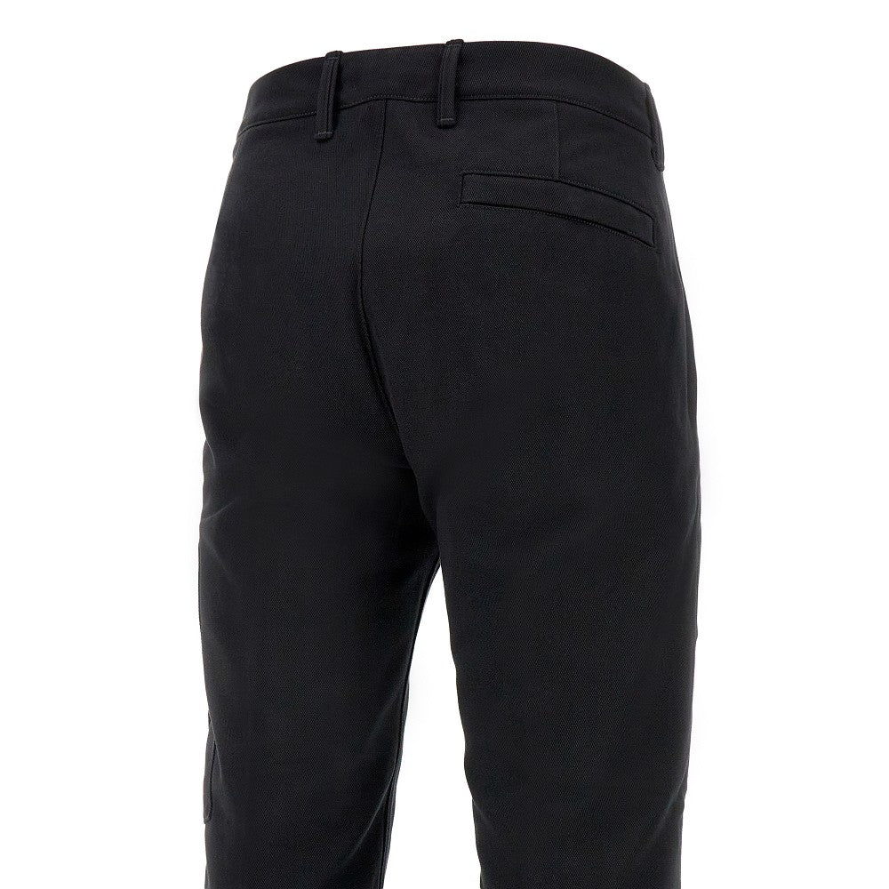 Pantalone affusolato in gabardine