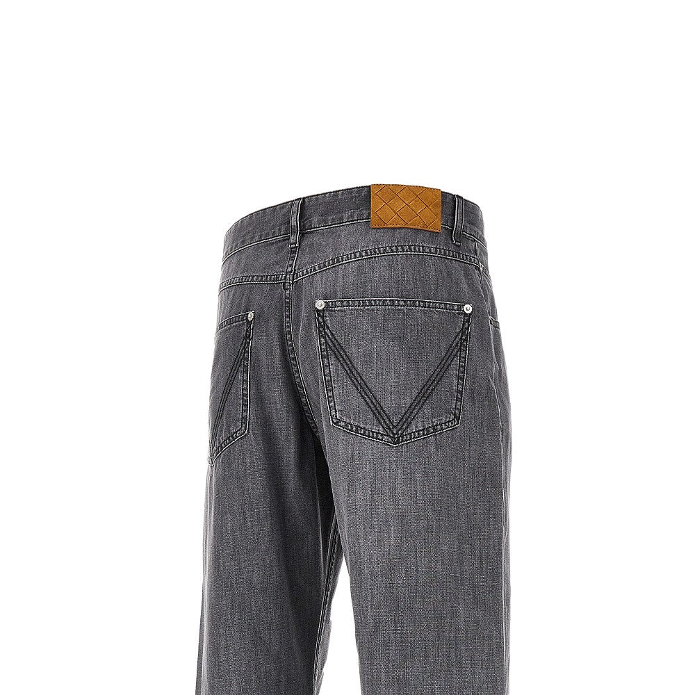 Jeans a gamba dritta Vintage Black