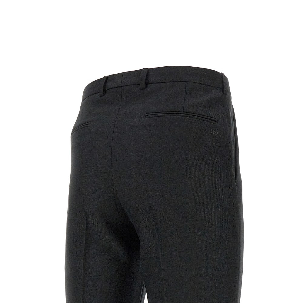 Pantalone sartoriale in gabardine