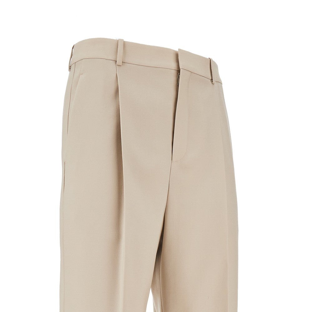 Pantalone in lana con pince