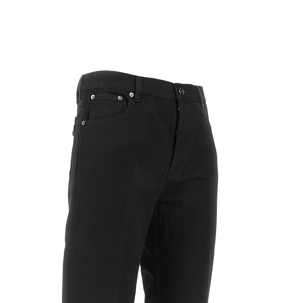 Jeans with Horsebit detail