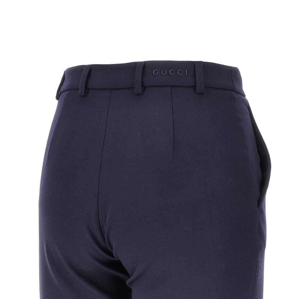 Pantalone in lana e seta stretch