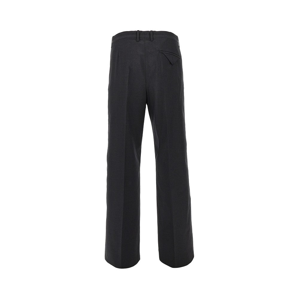 Pantalone a gamba ampia in lana