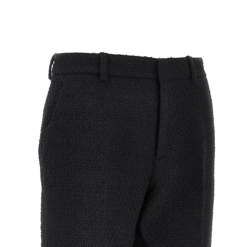 Pantalone in misto lana bouclé