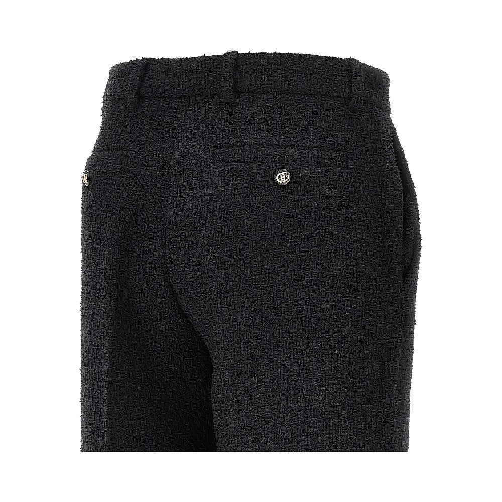 Pantalone in misto lana bouclé
