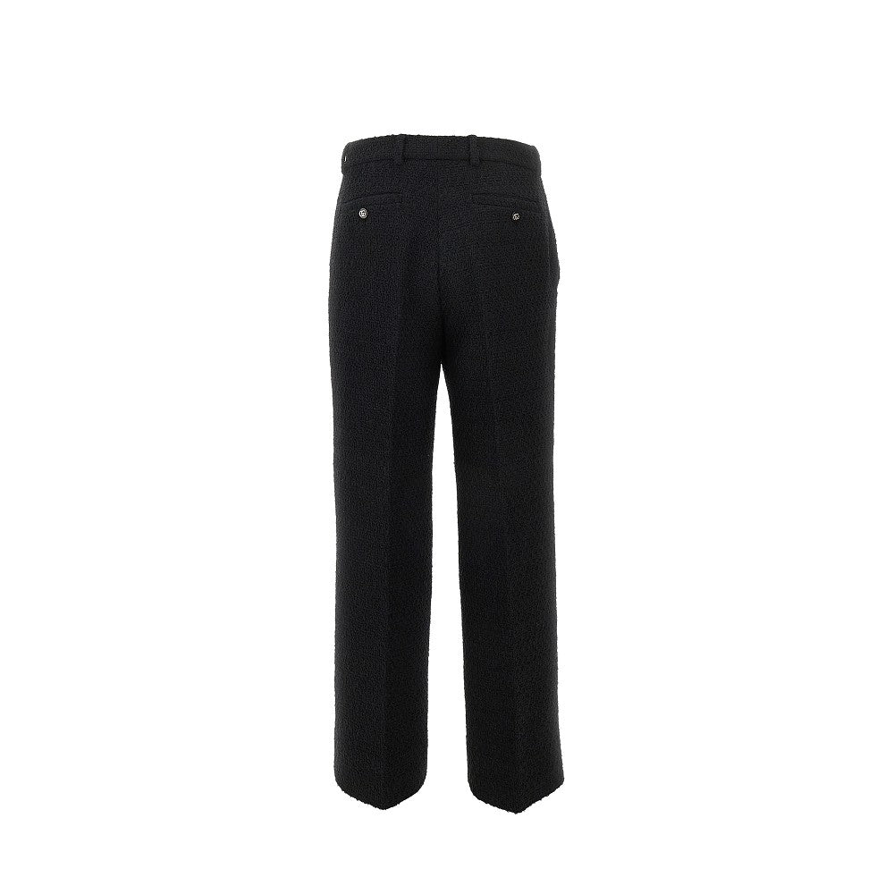 Pantalone in misto lana bouclé
