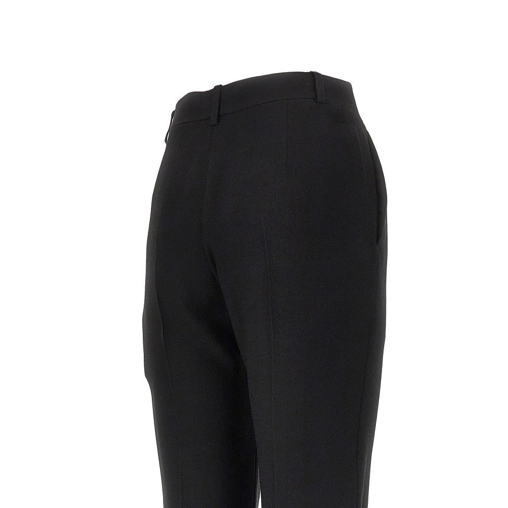Pantalone svasato in viscosa