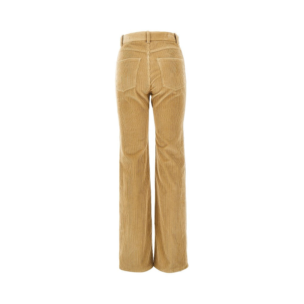Pantalone dritto in velluto a coste