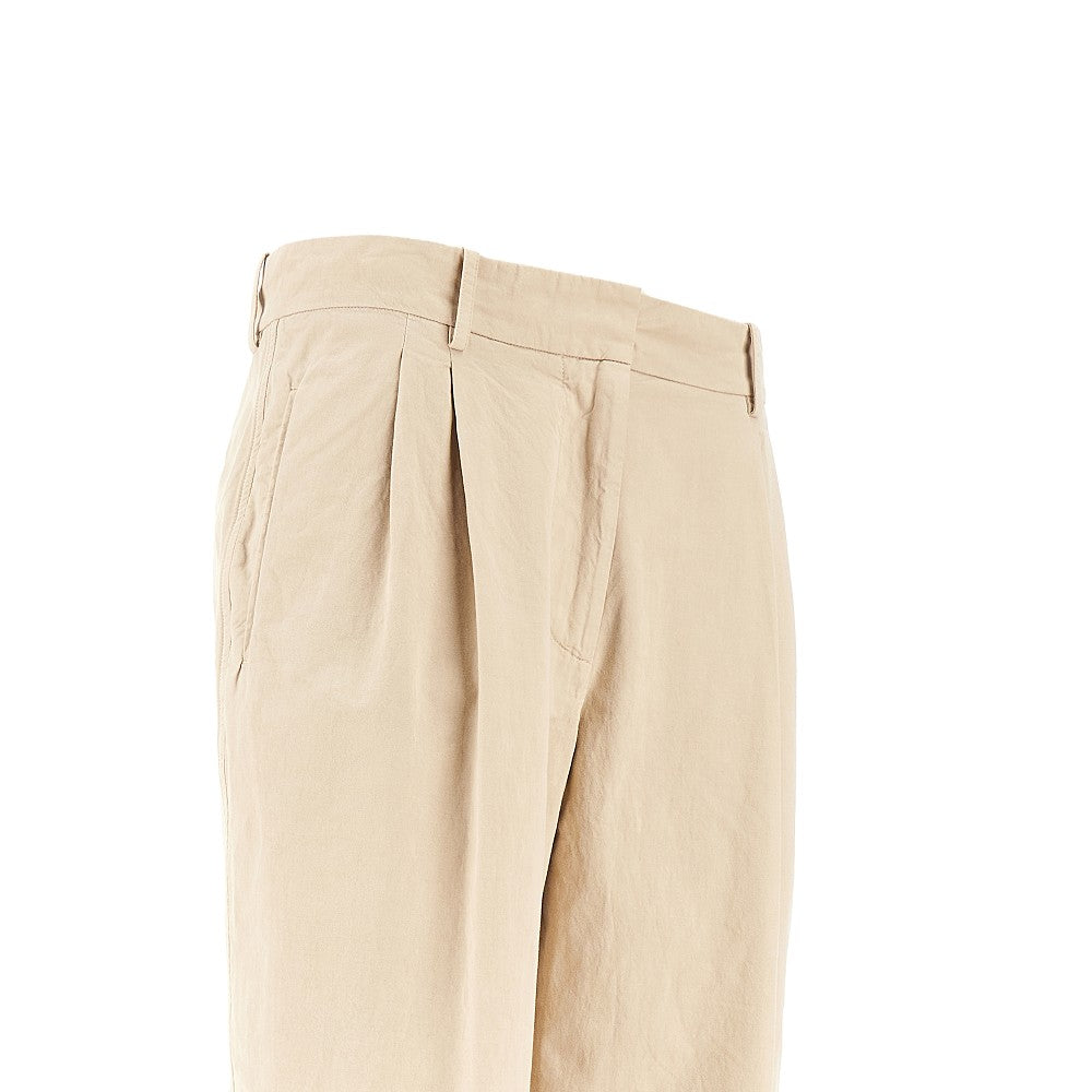 Pantalone in cotone e lino 'Lilas'