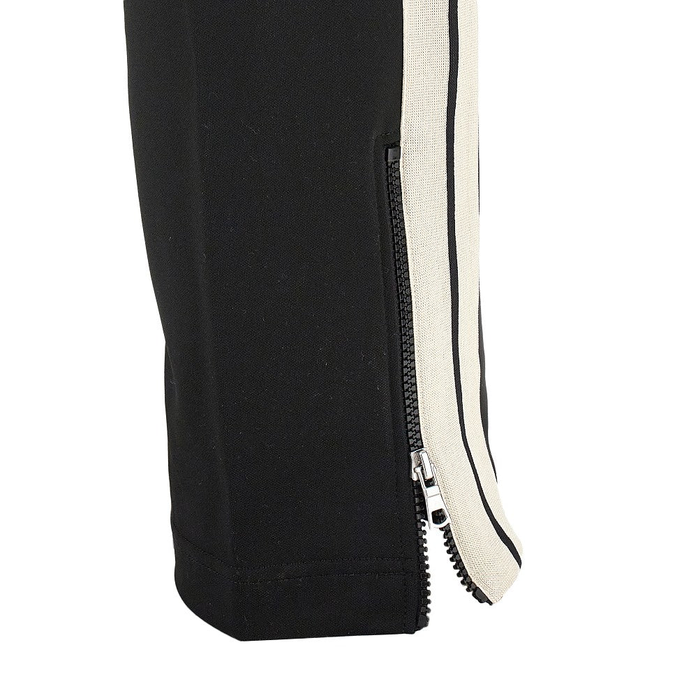 Track pants with logo patch