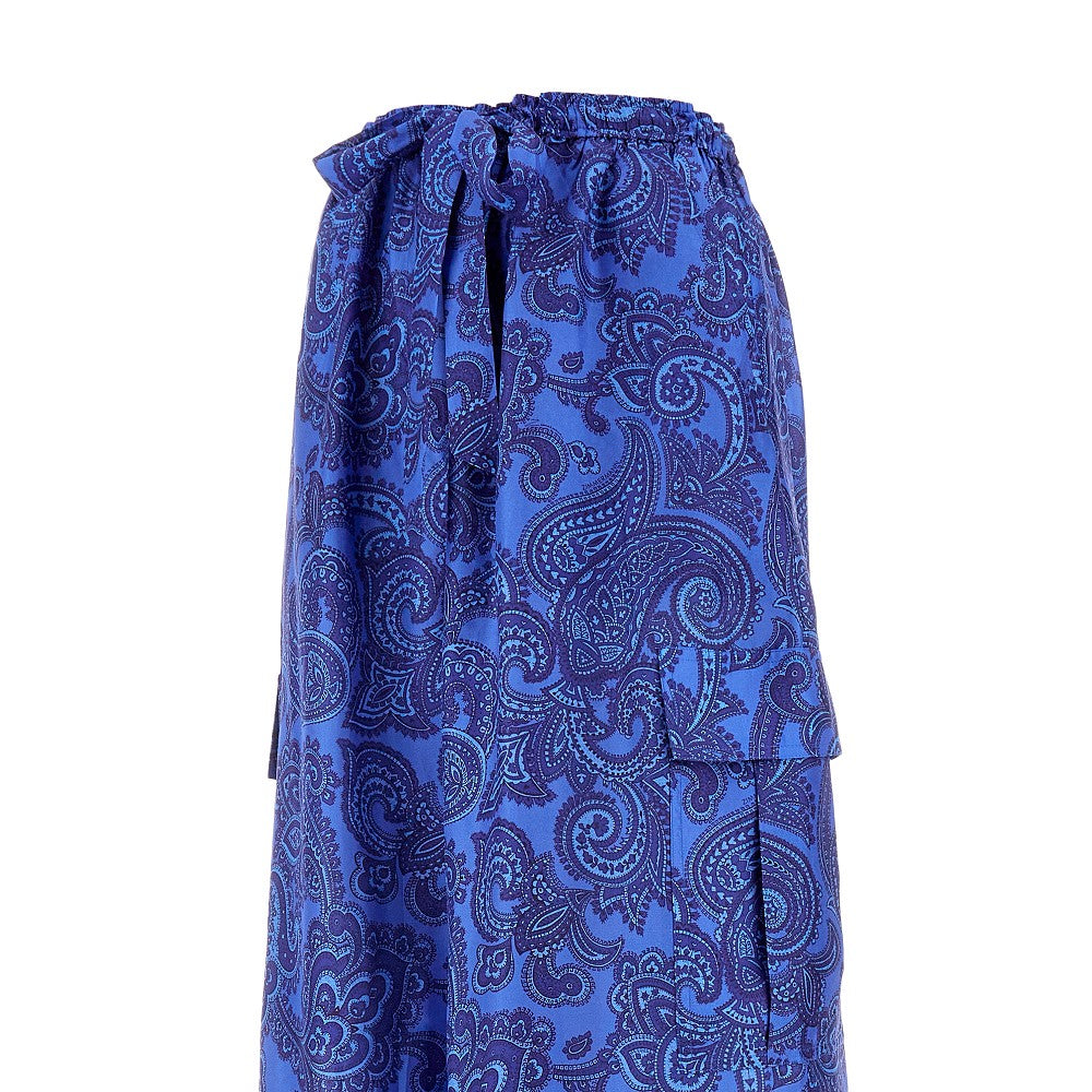 Pantalone ampio in seta 'Ottie'