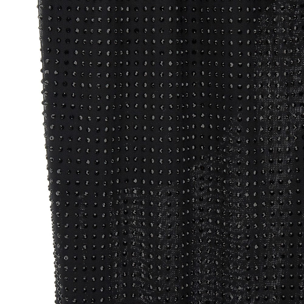 Pantalone in tulle con strass