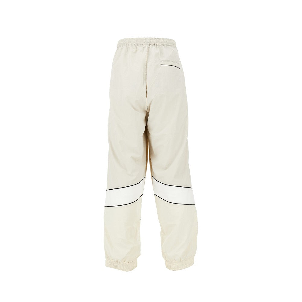 Track pants oversize in nylon