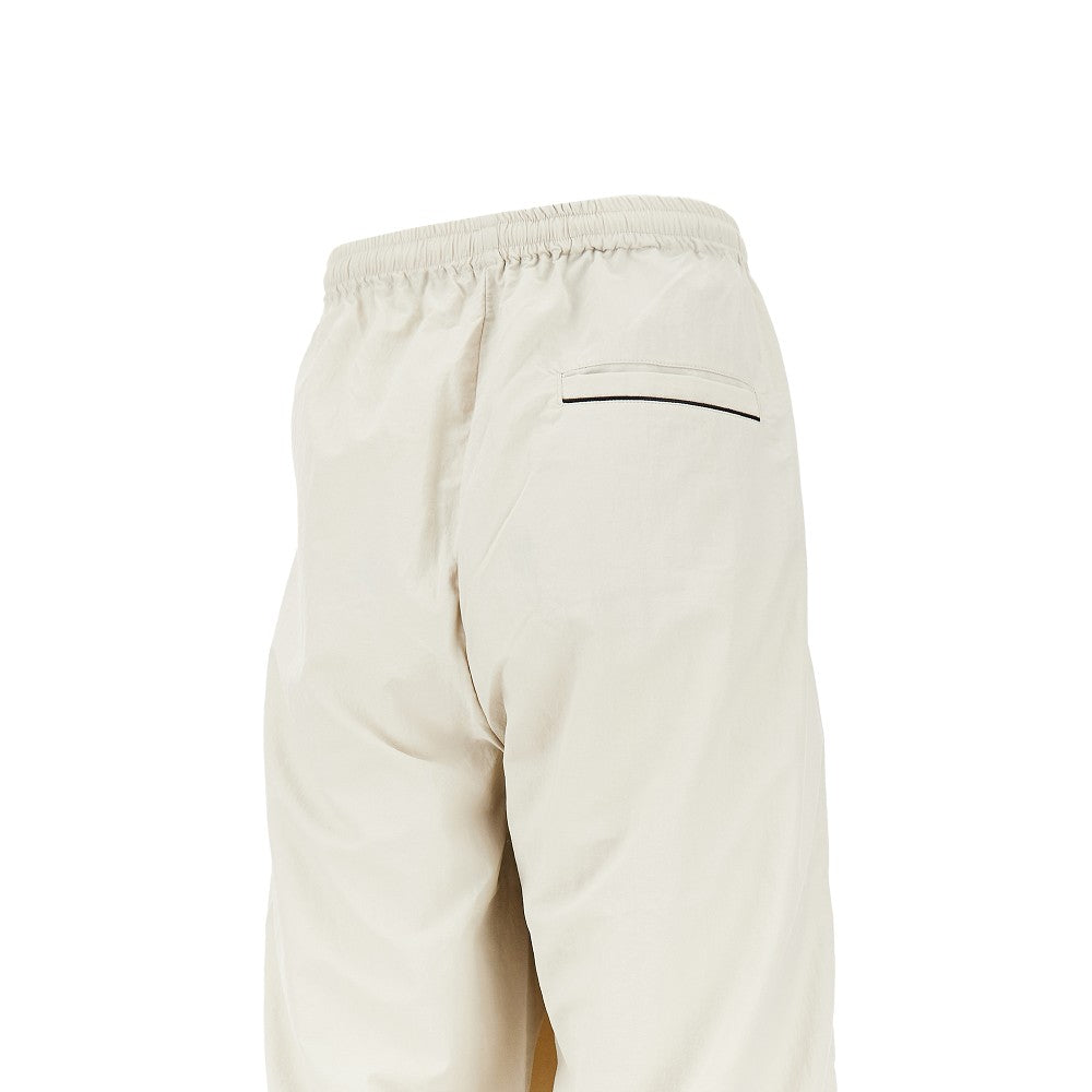 Track pants oversize in nylon