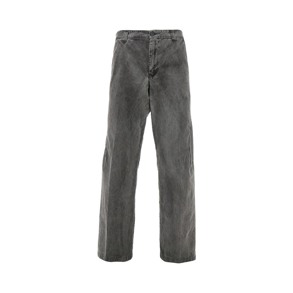 Pantalone 'Franck' in cotone slavato