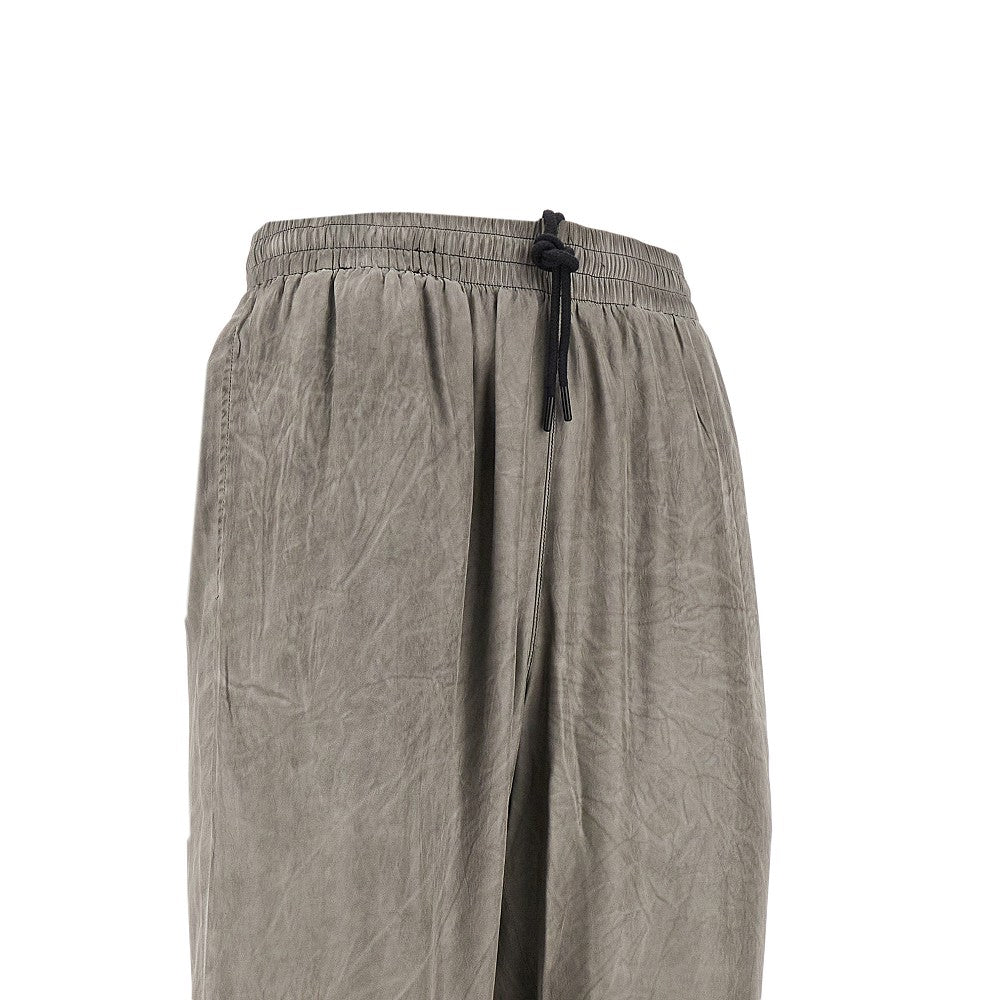 'Leon' creased-effect pants
