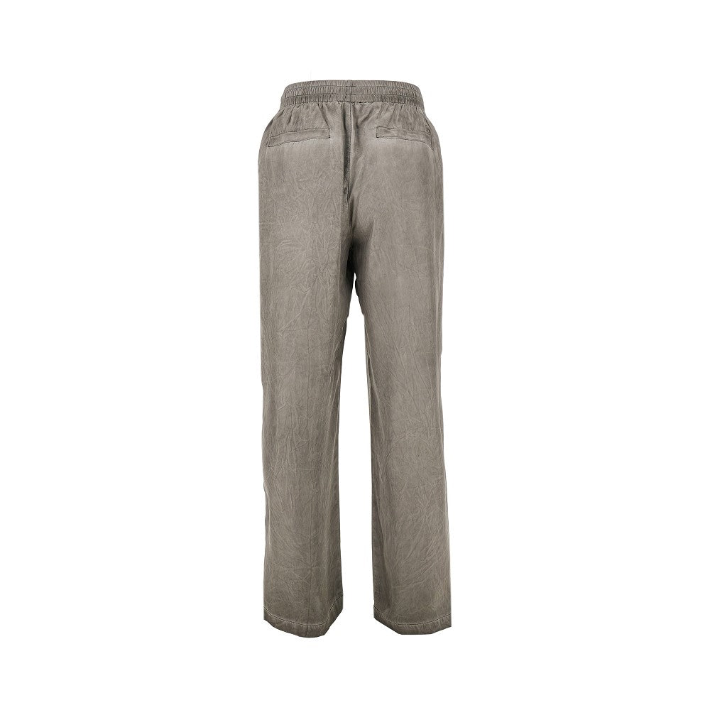 'Leon' creased-effect pants