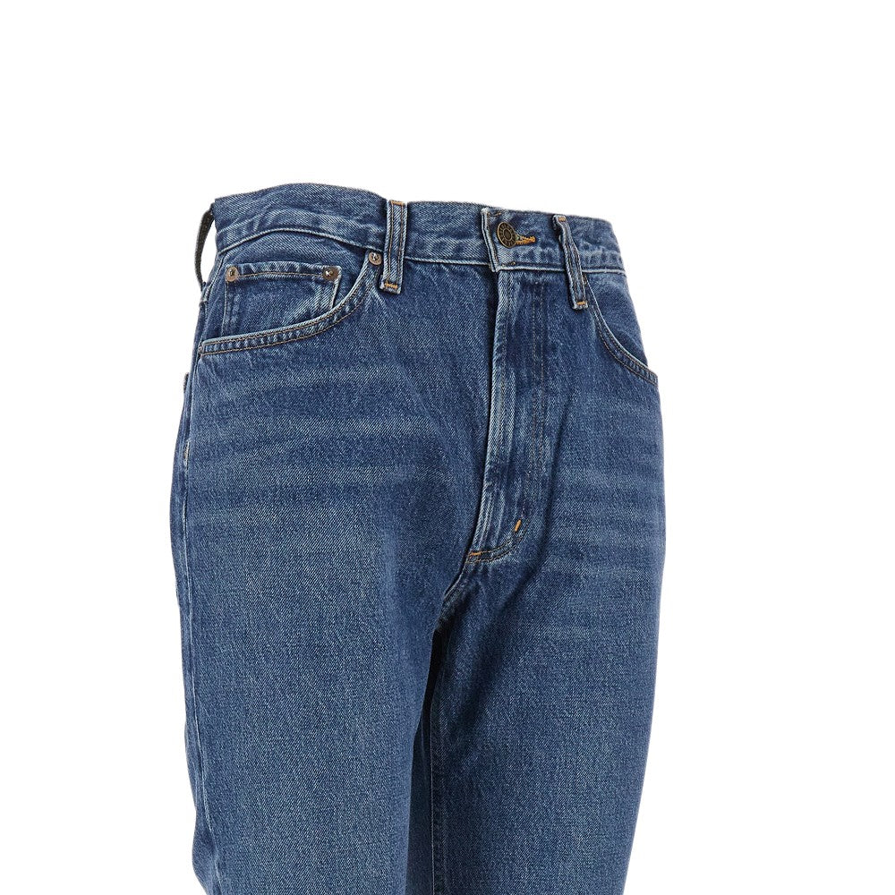 'Leena' Mid-Rise Baby Flare jeans