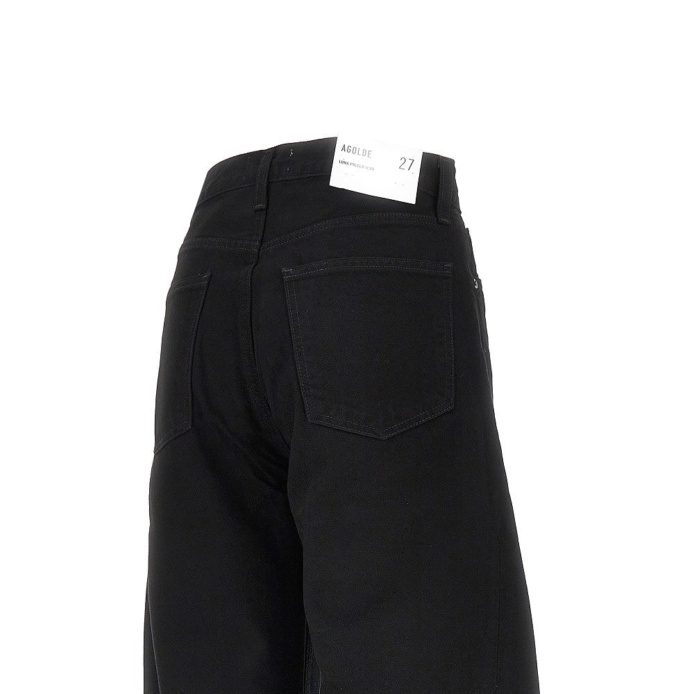 'Luna Pieced' high-rise jeans