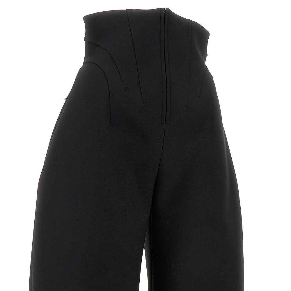Pantaloni Corset in lana stretch