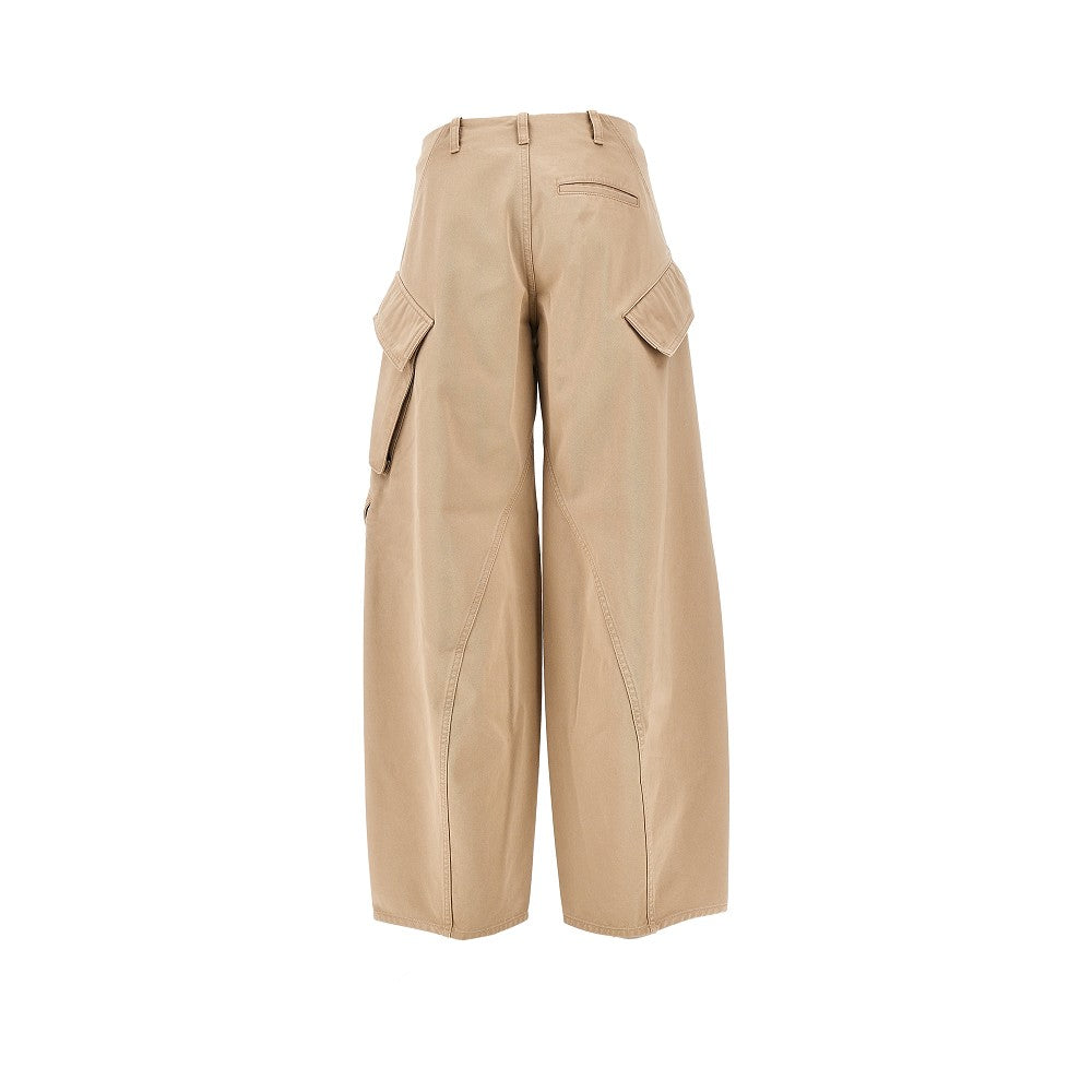 Pantaloni cargo arrotondati
