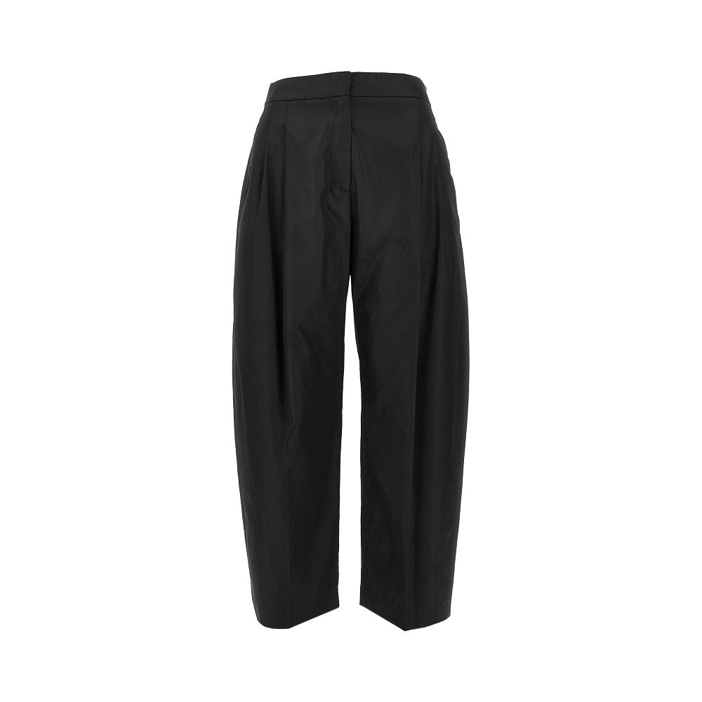 Pantalone affusolato in taffetà tecnico
