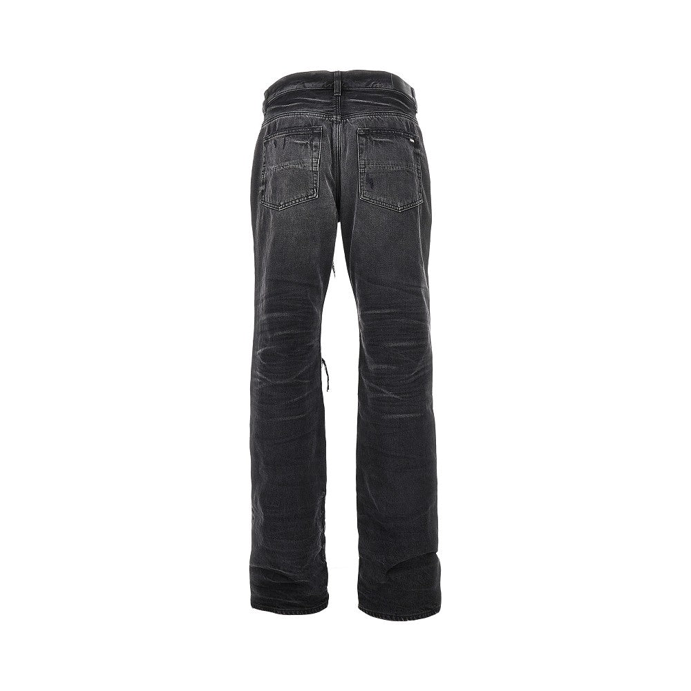 Leather Straight MX1 jeans