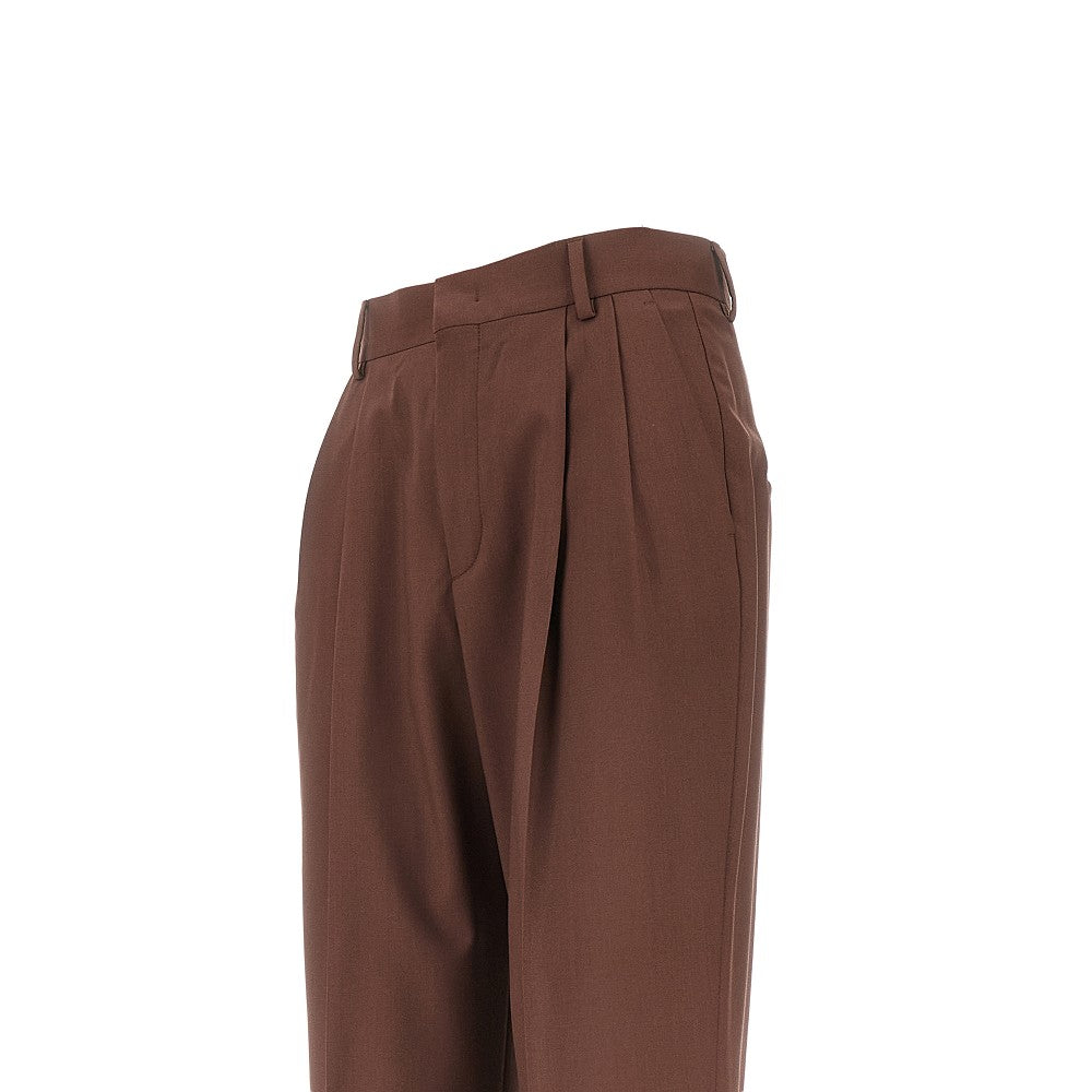 'Celia' high-rise wool trousers